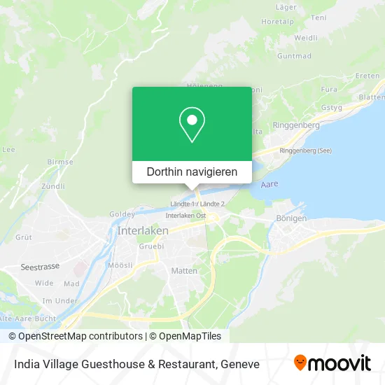 India Village Guesthouse & Restaurant Karte