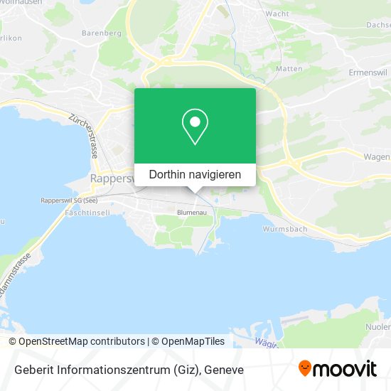 Geberit Informationszentrum (Giz) Karte