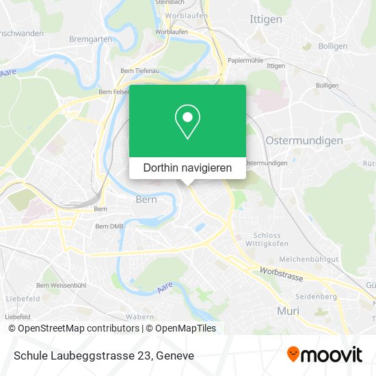 Schule Laubeggstrasse 23 Karte