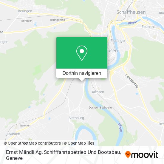 Ernst Mändli Ag, Schifffahrtsbetrieb Und Bootsbau Karte