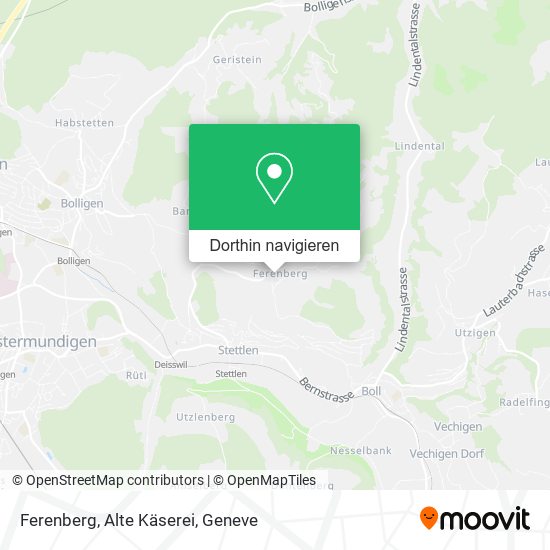 Ferenberg, Alte Käserei Karte