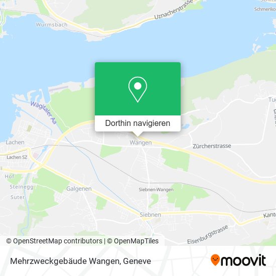 Mehrzweckgebäude Wangen Karte