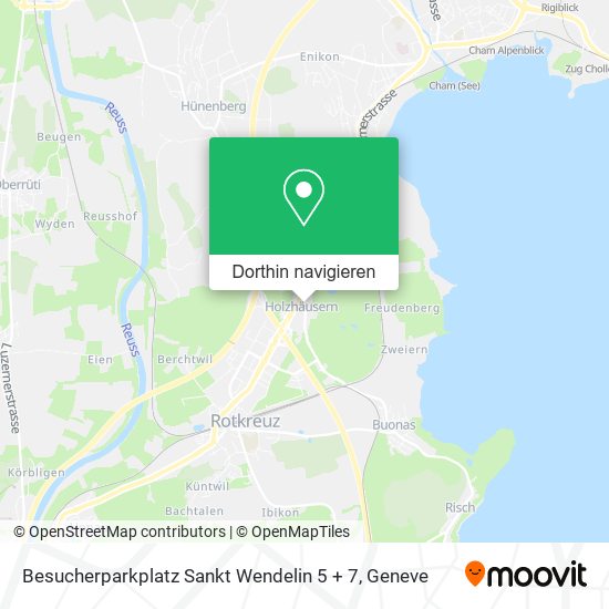 Besucherparkplatz Sankt Wendelin 5 + 7 Karte
