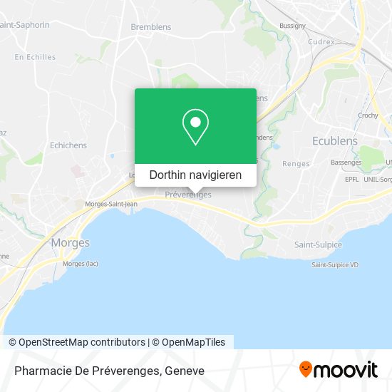 Pharmacie De Préverenges Karte