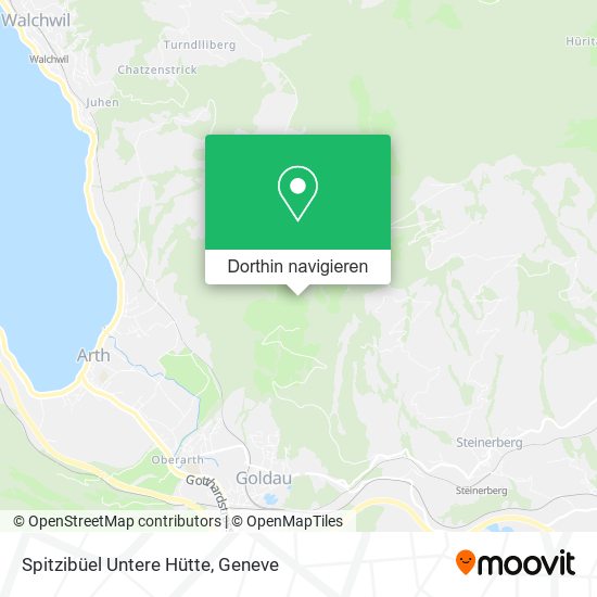 Spitzibüel Untere Hütte Karte