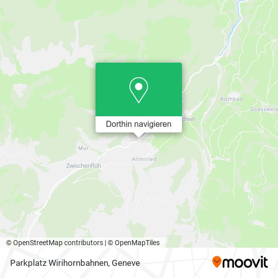 Parkplatz Wirihornbahnen Karte