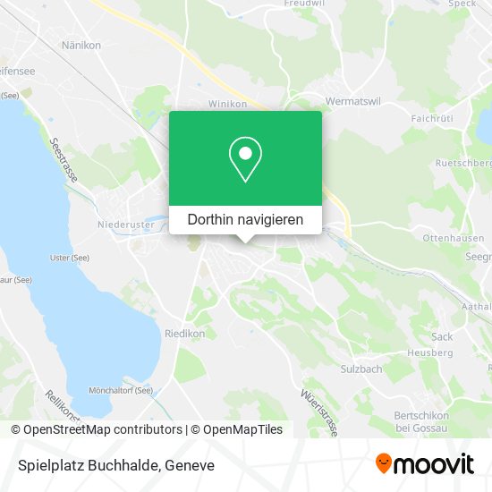 Spielplatz Buchhalde Karte