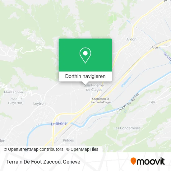 Terrain De Foot Zaccou Karte