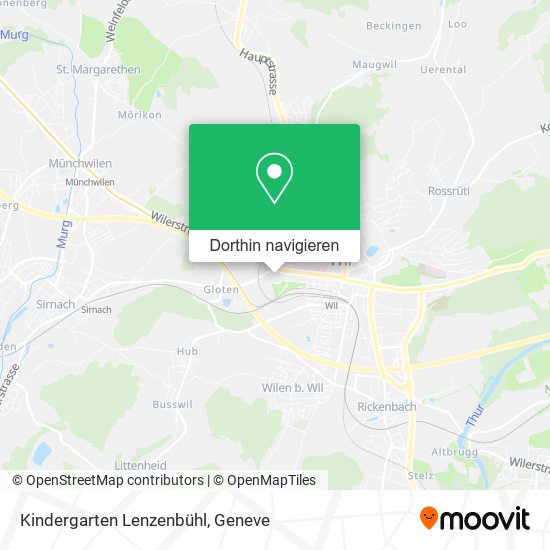 Kindergarten Lenzenbühl Karte