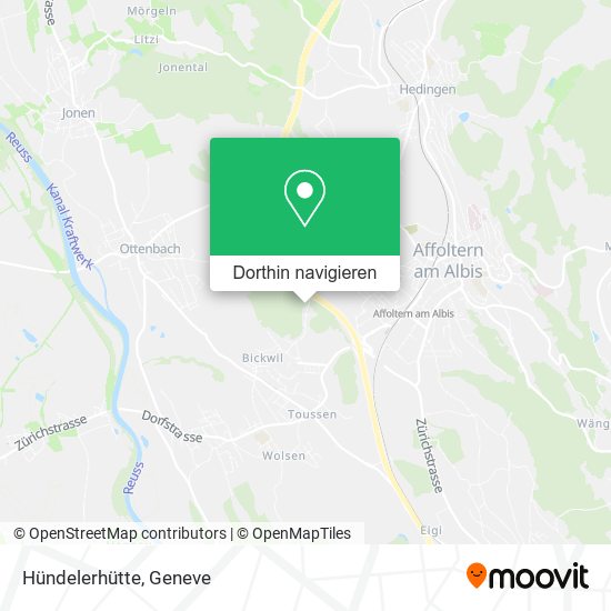 Hündelerhütte Karte