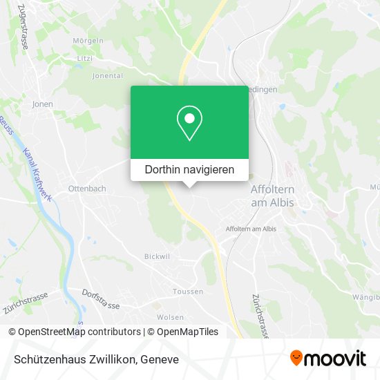 Schützenhaus Zwillikon Karte