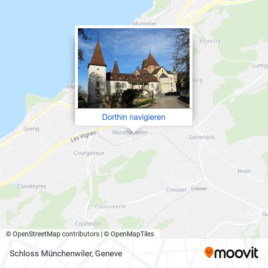 Schloss Münchenwiler Karte