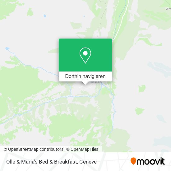 Olle & Maria's Bed & Breakfast Karte