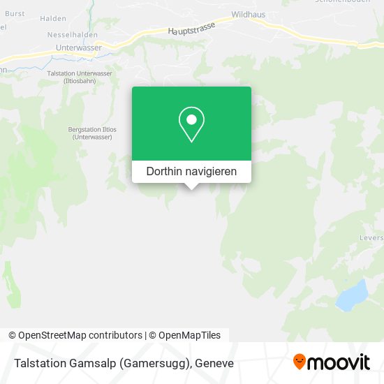 Talstation Gamsalp (Gamersugg) Karte
