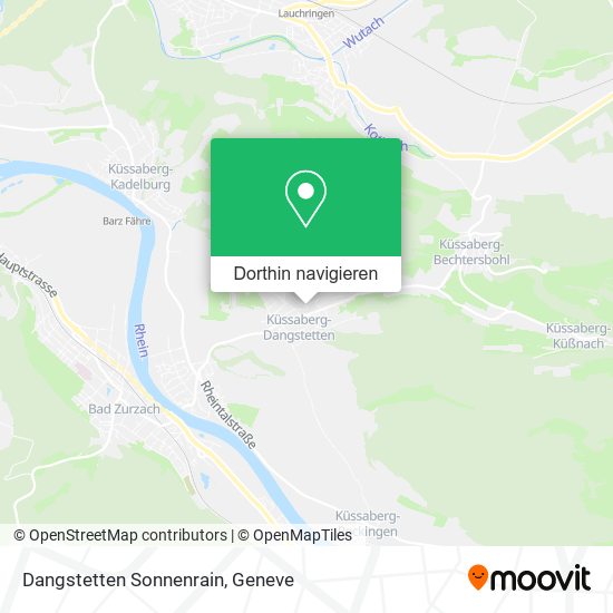 Dangstetten Sonnenrain Karte