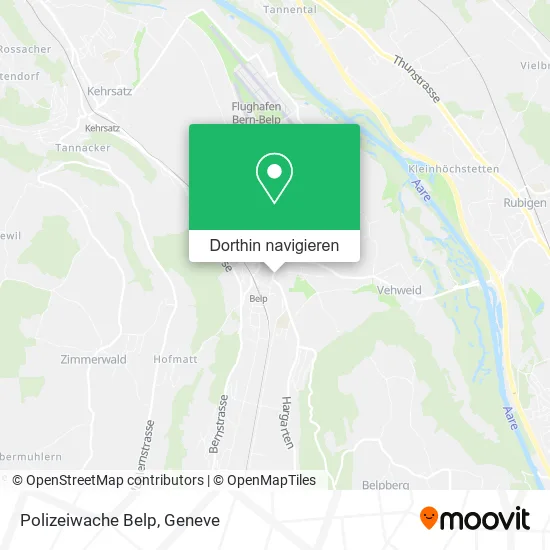Polizeiwache Belp Karte