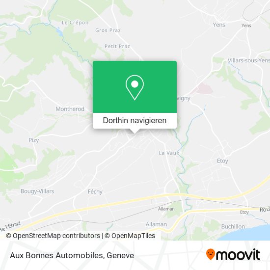 Aux Bonnes Automobiles Karte