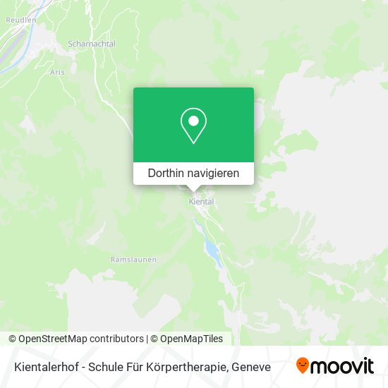 Kientalerhof - Schule Für Körpertherapie Karte