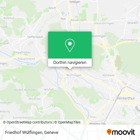 Friedhof Wülflingen Karte