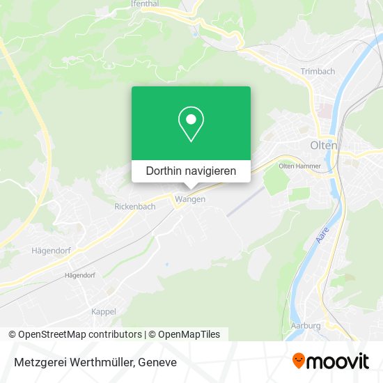 Metzgerei Werthmüller Karte