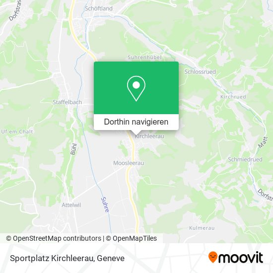 Sportplatz Kirchleerau Karte