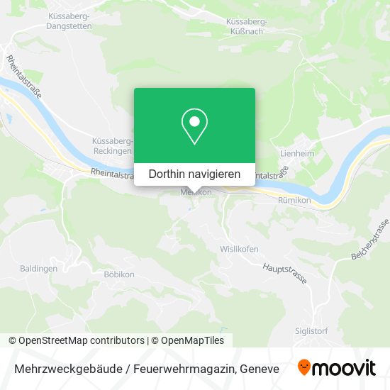 Mehrzweckgebäude / Feuerwehrmagazin Karte