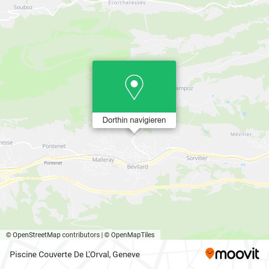 Piscine Couverte De L'Orval Karte