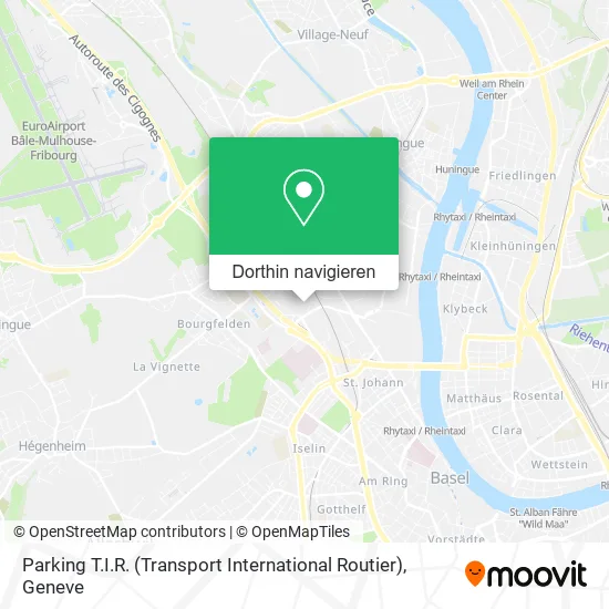 Parking T.I.R. (Transport International Routier) Karte