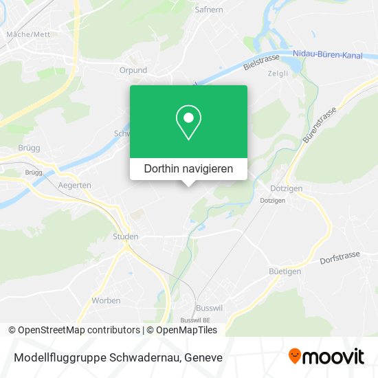 Modellfluggruppe Schwadernau Karte