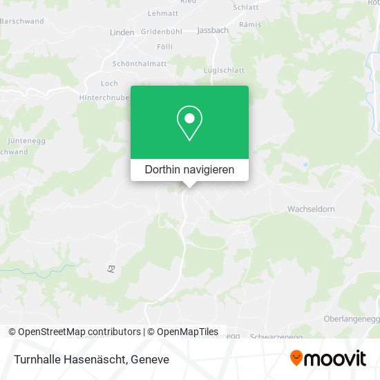 Turnhalle Hasenäscht Karte