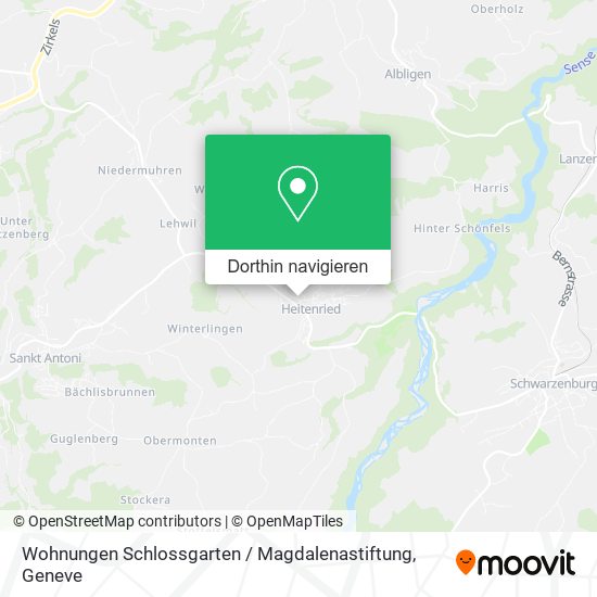 Wohnungen Schlossgarten / Magdalenastiftung Karte