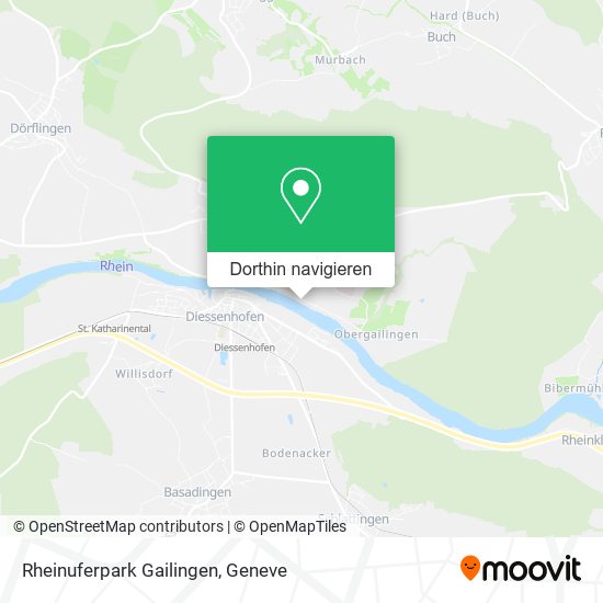 Rheinuferpark Gailingen Karte