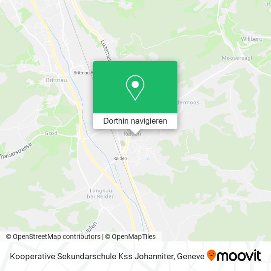 Kooperative Sekundarschule Kss Johanniter Karte