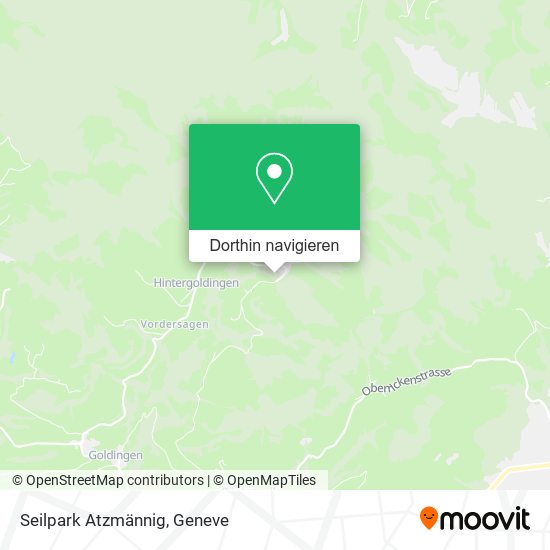Seilpark Atzmännig Karte