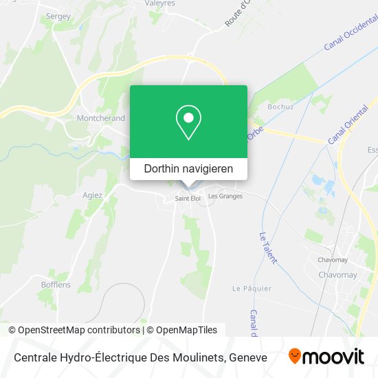 Centrale Hydro-Électrique Des Moulinets Karte