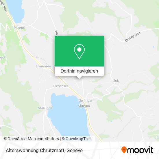 Alterswohnung Chrützmatt Karte