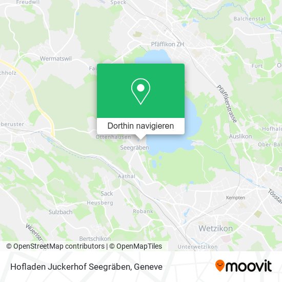 Hofladen Juckerhof Seegräben Karte
