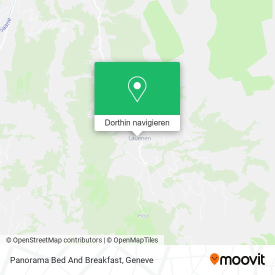 Panorama Bed And Breakfast Karte