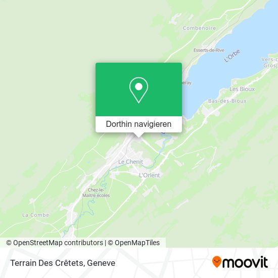 Terrain Des Crêtets Karte