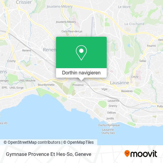 Gymnase Provence Et Hes-So Karte