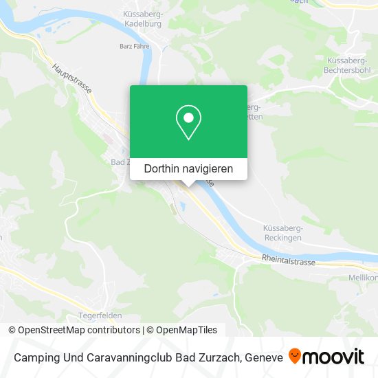Camping Und Caravanningclub Bad Zurzach Karte