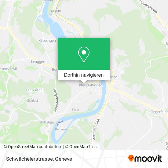 Schwächelerstrasse Karte