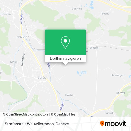 Strafanstalt Wauwilermoos Karte