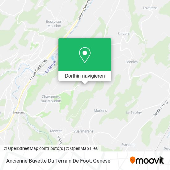 Ancienne Buvette Du Terrain De Foot Karte