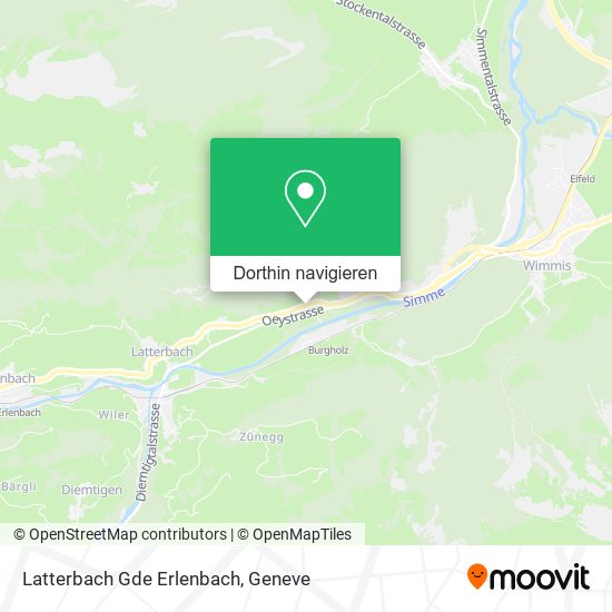 Latterbach Gde Erlenbach Karte