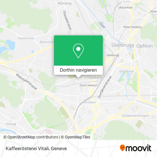 Kaffeerösterei Vitali Karte