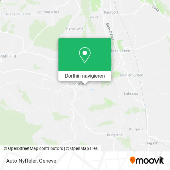 Auto Nyffeler Karte