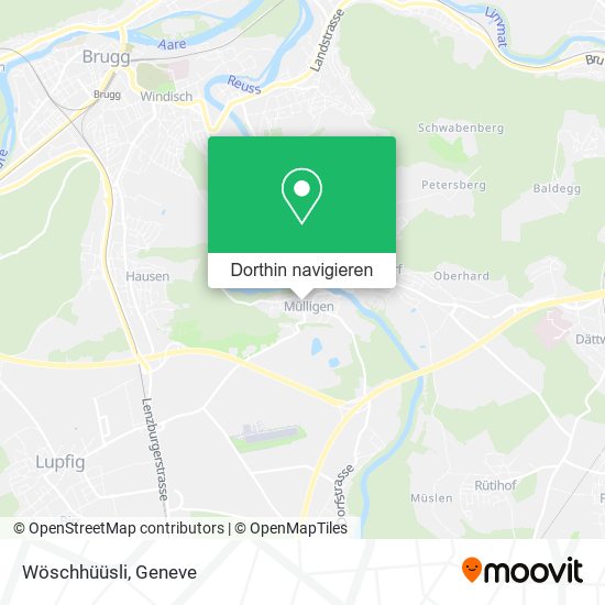 Wöschhüüsli Karte