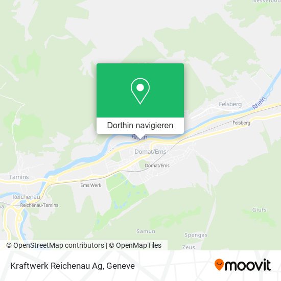 Kraftwerk Reichenau Ag Karte