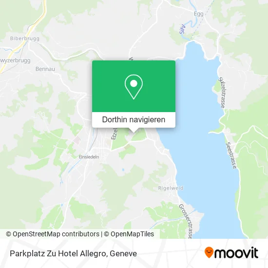 Parkplatz Zu Hotel Allegro Karte